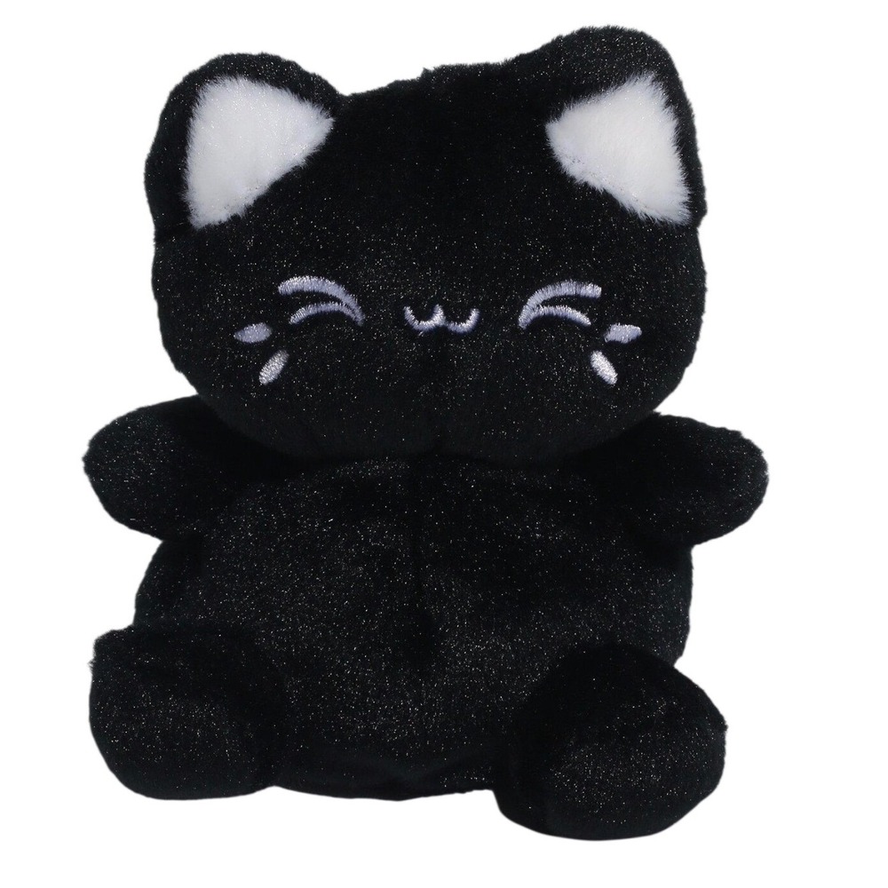 Aurora Palm Pals X Tasty Peach Meowchi Black Cat Plush Toy NWT